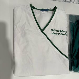Felician university scrub set XS